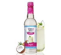 Jordan's Skinny Mixes Sugar Free Syrup, Coconut Flavour, Fruit Flavour, Water Enhancer, Drink Blend for Iced Tea, Lemonade and More, Calorie Free Flavour, Keto Friendly, 60ml (1 Pack)
