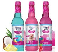 Jordan's Skinny Syrups Fantasy Collection Variety Pack: Sugar Free Mermaid, Unicorn, and Cotton Candy. (One 25.4 fl oz Bottle of Each Flavor)
