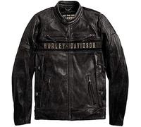 Jorde Calf Men's Black Café Racer Motorcycle Jacket | Genuine Cowhide Leather Biker Jacket Vintage Design| Slim Fit Riding (3XS-5XL) (UK, Alpha, 4XL, Regular, Regular)