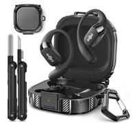 JOREMX for SHOKZ OpenFit 2 Case 【Secure Lock Design】, Shock Protective Hard Cases Compatible with SHOKZ OpenFit 2 Open-Ear Headphones Case Cover with Keychain & Cleaning Kit