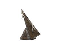 JoResona Abstract Two Climbers Mountain Sculpture, Resin Teamwork Climbing Figurine, Inspirational Peak Statue for Office Desk Shelf Decor, Motivational Gift for Colleague Entrepreneur