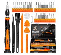 JOREST 40Pcs Precision Screwdriver Set, Mini Tool Kit with Security Torx T5 T6 T8 T9, Triwing Y00, Star P5, Repair for Laptop, Switch, PS4, Xbox, MacBook, iPhone, Ring Doorbell, Watch, Glasses