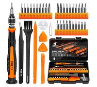 JOREST 40Pcs Precision Screwdriver Set, Mini Tool Kit with Torx T5 T6 T8 T9, Triwing Y00, Star P5, Repair for Laptop, Switch, PS4, Xbox, MacBook, iPhone, Ring Doorbell, Watch, Glasses