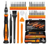 JOREST 40Pcs Precision Screwdriver Set (S2 Steel), Mini Tool Kit with Torx T5 T6 T8 T9, Triwing Y00, Star P5, Repair for Laptop, Switch, PS4, Xbox, MacBook, iPhone, Ring Doorbell, Watch, Glasses