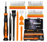 JOREST 40Pcs Precision Screwdriver Set, Small Screwdriver with Torx T5 T6 T8 T9, Triwing Y00, Star P5, Mini Repair Tool Kit for Laptop, Switch, PS5,Xbox, MacBook, iPhone, Ring Doorbell, Watch, Glasses