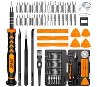 JOREST 59Pcs Small Precision Screwdriver Set with Torx T5, T6, T8, Mini Repair Tool Kit for MacBook, Computer, Laptop, iPhone, PS4 PS5, Xbox, Switch, Eyeglasses, Watch, PC, Ring Doorbell, Electronic