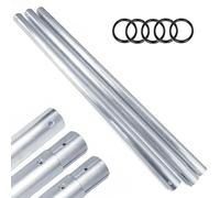 Jorixxy 118"/3m Metal Tube Crossbar for Manual/Electric Studio Roller Backdrop Wall Mount System,Aluminum Cross Bar for Photography Background Support System