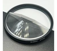 Jorixxy 77mm Half Moon Whirlpool Glass Special Effects Filter Photography Video SLR Camera Lens Accessories
