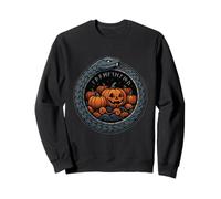 Jormungandr Midgard Serpent Halloween Pumpkins Norse Viking Sweatshirt