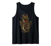 Jormungandr World Serpent Runes Mythology Valhalla Viking Tank Top
