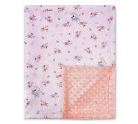 JORNH Baby Blanket for Newborns,New Gifts for Boys Girls Toddlers, Super Soft Baby Cot Blanket with Dotted Fleece Backing, Unisex New born Essentials(crushed flower,75x100cm)