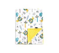 JORNH Baby Blanket for Newborns,New Gifts for Boys Girls Toddlers, Super Soft Baby Cot Blanket with Dotted Fleece Backing, Unisex New born Essentials(Lion,75x100cm)