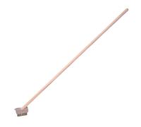 JOROBA Heavy Duty Weed Wire Brush - Patio Weed Brush with Scraper - Outdoor Decking Cleaner & Moss Removal Tool - Steel Bristle Patio Scrubbing Brush for Driveway & Paving Slabs (Large Size 30 cm)