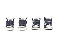 JOROBURO 4 Pcs Pet Dog Boots, Fashion Cute All Seasons Breathable Slip Resistance Pet Sport Shoes, Dog Shoes Sneaker Comfortable Pet Paw Protector for Small Dogs Pets(Model 1)