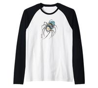 Jorogumo Yokai Spider Vintage Japanese Folklore Horror Art Raglan Baseball Tee