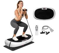 JOROTO 4D Vibration Plate Exercise Machine | 3 Powerful Motors, 10 Modes (3 Auto/7 Manual), Precise Timer | 158KG Max Load | Quiet, Non-Slip | Whole Body Workout & Muscle Activation