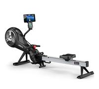 JOROTO Rowing Machines, Foldable Air Magnetic Rowing Machine with 10 Resistance Levels, Supports Bluetooth & Kinomap, 158KG Capacity, Smart Backlit Monitor, Heavy-Duty Indoor Rower for Home & Gym Use