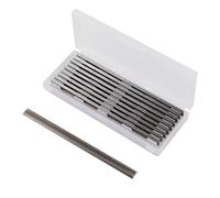 Jortmrd Pack of 10 Planer Blades 82 mm HSS Reversible Knife Professional Wood Replacement Blade Electric Planer Blade 82 x 5.5 x 1.2 mm for Bosch Planer Hand Planer Woodworking Machines