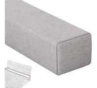 JORTUIO Mattress Gap Filler for Queen King Single Doubl Bed, Bed Gap Filler Gap Between Mattress Headboard and Wall for Headboard Seams, Bed Space Cracks with Removable Cover(Light Grey,135x5x10cm)