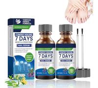 JORUN 2 Pcs Fungal Nail Treatment for Toenails Extra Strong Nail Care Serum - Natural 60 Ml Toe Nail Fungal Treatment - No Stimulation Nail Growth Treatment for Broken,Discolored Fungal Nail