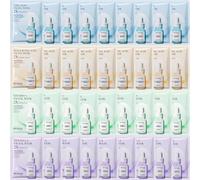 Jorun 36 Pcs Essence Hydrating Sheet Face Mask Set,Korean Sheet Masks | Moisturizing,Anti-Aging, Brightening Face Masks Beauty Multipack，Vegan Face Mask Skincare for All Skin Types