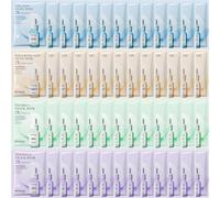 Jorun 52 Pcs Essence Hydrating Sheet Face Mask Set,Korean Sheet Masks | Moisturizing,Anti-Aging, Brightening Face Masks Beauty Multipack，Vegan Face Mask Skincare for All Skin Types