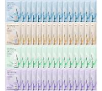 Jorun 60 Pcs Essence Hydrating Sheet Face Mask Set,Korean Sheet Masks | Moisturizing,Anti-Aging, Brightening Face Masks Beauty Multipack，Vegan Face Mask Skincare for All Skin Types