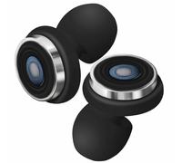 Jorun Reusable Noise Cancelling Silicone Ear Plugs for Sleep - Soft Hearing Protection Earplugs for Sleeping,Working,Traveling - with 8 Ear Tips in S/M/L/Double Layer and Carrying Case(Black)