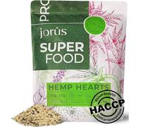 Jorus Natural Shelled Hemp Seeds 1KG HACCP Certified - Plant Protein, Omega 3 & 6, Amino Acids, Minerals, Vegan - Grown in Europe Under Strict EU Standards