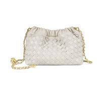 Joryin Trendy Dumpling Women's Crossbody Bag - Evening Clutch Hobo Cloud Purse, Seashell White