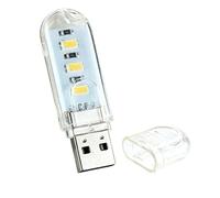 Jorzer 1.5w USB LED Night Light Portable Night Light Mini LED Bright Lamp Keyboard Computer Desk Lamps Indoor or Outdoor 1pc Warm White