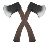 Jorzer 2Pcs Axes 11x4.9 Realistic Foam Axe Hatchet Halloween Costumes for Halloween Costume Party Axe, Foam, Costumes, Toy, Prop, Costume