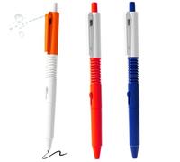 Jorzer 3PCS Mini Water Gun, 2-in-1 Retractable Ballpoint Pens with Funny Water Spray Function, Plastic Prank Toys-