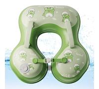 Jorzer Baby Pool Float 17.3x20.5 inch Inflatable Pvc Baby Swim Float with Shoulder Strap Press to Inflate Swimming Ring for Kids 6 Months to 3 Years Old Toys And Games Swim