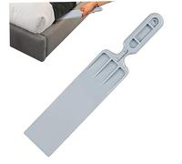 Jorzer Bed Sheet Tucker Tool Easy Bed Maker Plastic Mattress Lifter Labor Saving Sheet Bed Tucker Paddle Quickly Tuck in Sheet for Elderly Women Disability 14.96x3.03inch Grey