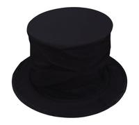 Jorzer Black Top Hat, 6 Inch Tall Magician Hat with Secret Compartment Magician Costume Accessory for Kids Adults Dress up Party Birthday Supplies.