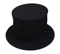 Jorzer Black Top Hat 6 Inch Tall Magician Hat with Secret Compartment Magician Costume Accessory for Kids Adults Dress up Party Birthday Supplies Game Toys.