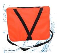 Jorzer Boat Throwable Flotation Device, 18x14in High Buoyancy Boat Throw Cushion with Strap Waterproof Throwable Flotation Device for Boating, Swimming, Rescue..
