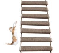 Jorzer Cat Ladder 10x39 Inch Hanging Wooden Cat Bridge Wrapped with Linen Rope Scratch Resistant Ladder for Indoor Cats Supplies PET_SUPPLIES.