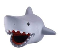 Jorzer Children's Tap Extender for Bathroom Sink Bath Spout Cover for Baby Kids Toddler Bathroom Bathtub Fun Safety Child Kitchen Accessories (Grey Shark)