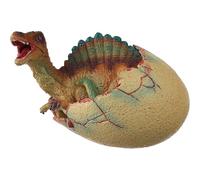 Jorzer Dinosaur Egg Hatching Toy Realistic Spinosaurus Toys with Detailed Painting, Plastic Dinosaur Model for Kids Educational Play, Cake Topper & Collectible Statue.