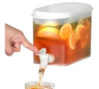 Jorzer Drink Dispenser 3.5L Beverage Dispenser BPA-Free Plastic Water Dispenser with Tap Large Capacity Fridge Jug Essential for Fridge,Parties