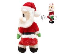 Jorzer Electric Santa Claus Twerking Toy Musical Singing Plush Cute Cartoon Battery Powered Doll Christmas, Battery Not Included Twerking Santa Claus