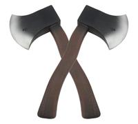 Jorzer Fake Axes, Realistic Foam Axe Hatchet 2Pcs 11x4.9 Halloween Costumes for Halloween Costume Party Pirate Knife Equipment Party Dance Performance Supplies