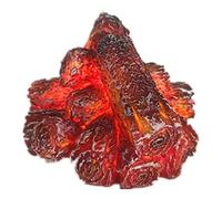 Jorzer Fake Fireplace Realistic Faux Fireplace Logs LED Artificial Fireplace Burning Flame Flameless Fireplace Light Fake Fire for Home Decoration No Batteries