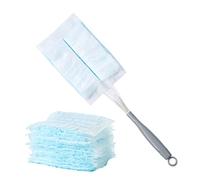 Jorzer Flash Dust Magnet Refill Fluffy Duster Refill Disposable Duster Refill Hand Duster Refill Replacement Duster Head With 10Refills 1Handle Dusters For Cleaning 11PCS