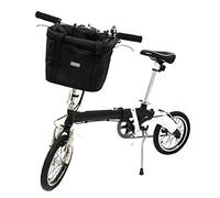 Jorzer Foldable Bike Basket Bicycle Basket Foldable Bike Front Basket Removable Dog Carrier for Bike Handlebar Basket for Bike