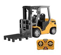 Jorzer Forklift Toy, 3 Speed Remote Control Forklift with Lights & Sounds, 1:64 USB Charging Rc Construction Vehicles for Boys Girls Kids Toys And Games..