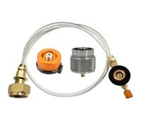 Jorzer Fuel Canister Refill Adapter 3Pcs/Set Propane Isobutane Butane Refill Adapter Portable Camping Stove Adapter Camping Accessories Sport Outdoor