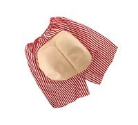 Jorzer Funny Red Fake Ass Butt Exposed Shorts Spoof Masquerade Party Costume Open Ass Trousers Beach Shorts Bachelor Party Halloween Party Tricky Toys